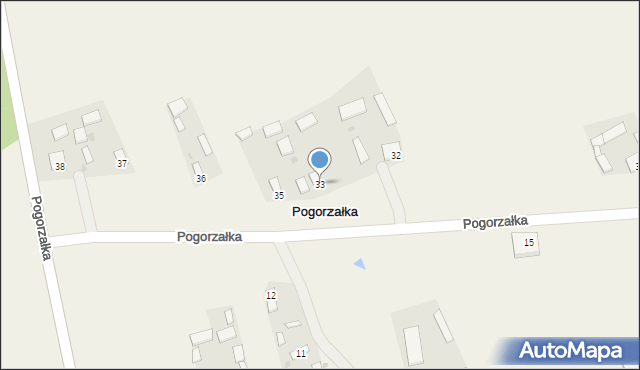 Cholewiana Góra, Pogorzałka, 33, mapa Cholewiana Góra