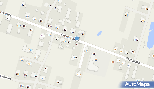 Chomęcice, Poznańska, 39, mapa Chomęcice