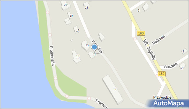 Choszczno, Pogodna, 11, mapa Choszczno