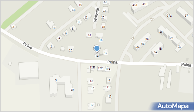 Choszczno, Polna, 14, mapa Choszczno