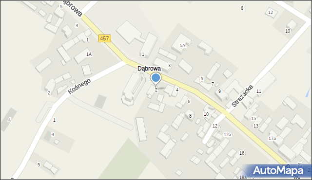 Chróścice, Powstańców Śląskich, 2, mapa Chróścice