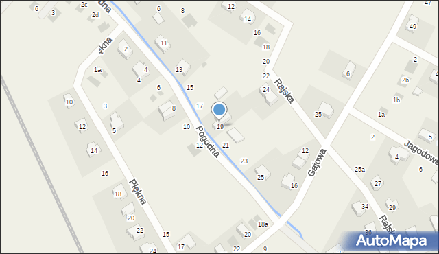 Chrząstawa Mała, Pogodna, 19, mapa Chrząstawa Mała