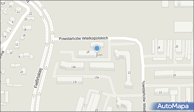 Ciechanów, Powstańców Wielkopolskich, 17, mapa Ciechanów