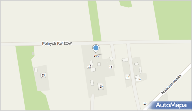 Ciepłe, Polnych Kwiatów, 19A, mapa Ciepłe