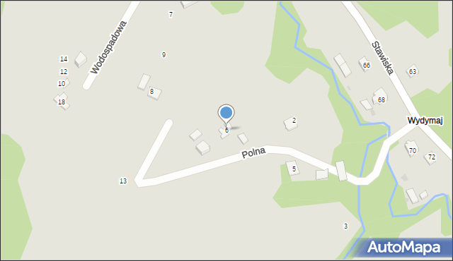 Ciężkowice, Polna, 6, mapa Ciężkowice