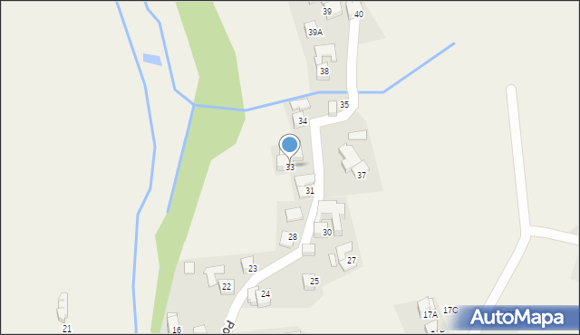 Czarna Góra, Podgórska, 33, mapa Czarna Góra