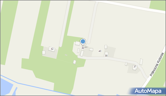 Czemierniki, Północna Kolonia, 41, mapa Czemierniki