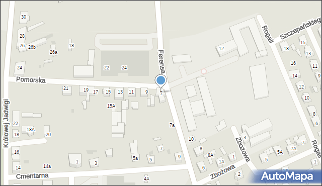 Czersk, Pomorska, 7, mapa Czersk