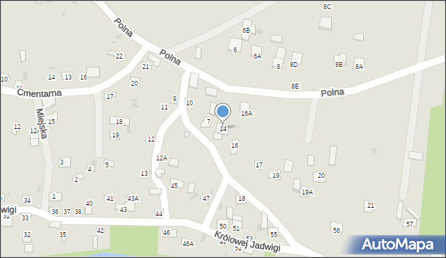 Czerwińsk nad Wisłą, Polna, 14, mapa Czerwińsk nad Wisłą