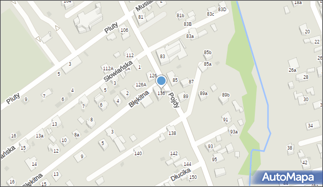 Czerwionka-Leszczyny, Pojdy, ks., 136, mapa Czerwionka-Leszczyny