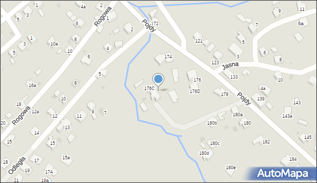 Czerwionka-Leszczyny, Pojdy, ks., 176b, mapa Czerwionka-Leszczyny