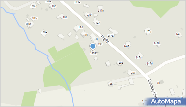 Czerwionka-Leszczyny, Pojdy, ks., 190A, mapa Czerwionka-Leszczyny
