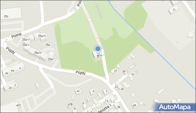 Czerwionka-Leszczyny, Pojdy, ks., 35, mapa Czerwionka-Leszczyny