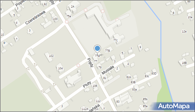Czerwionka-Leszczyny, Pojdy, ks., 77a, mapa Czerwionka-Leszczyny