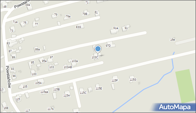 Czerwionka-Leszczyny, Powstańców, 103b, mapa Czerwionka-Leszczyny