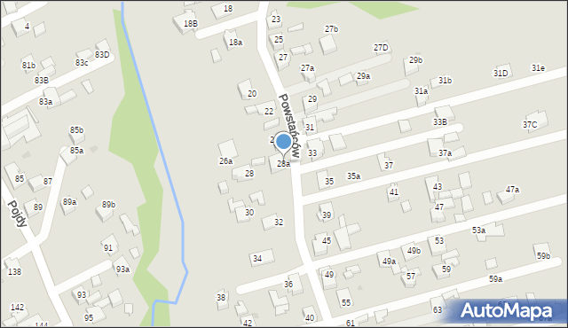 Czerwionka-Leszczyny, Powstańców, 28a, mapa Czerwionka-Leszczyny