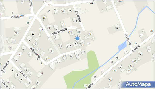 Czerwonak, Południowa, 7A, mapa Czerwonak