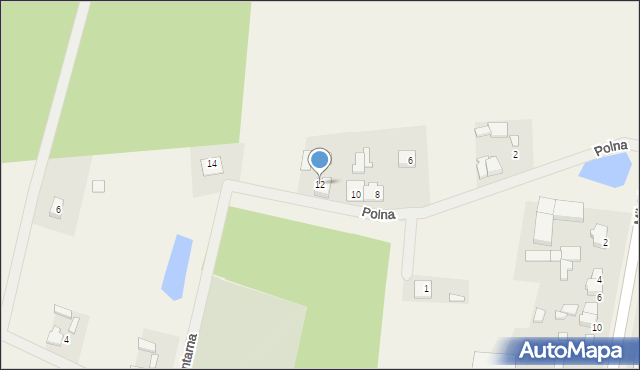 Czeszewo, Polna, 12, mapa Czeszewo