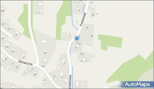 Czudec, Potokowa, 16, mapa Czudec