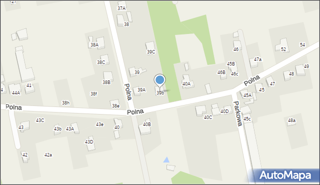 Czyżowice, Polna, 39b, mapa Czyżowice