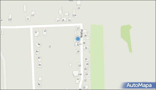 Dąbrowa Górnicza, Polna, 21, mapa Dąbrowa Górnicza