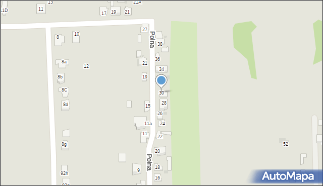 Dąbrowa Górnicza, Polna, 30, mapa Dąbrowa Górnicza