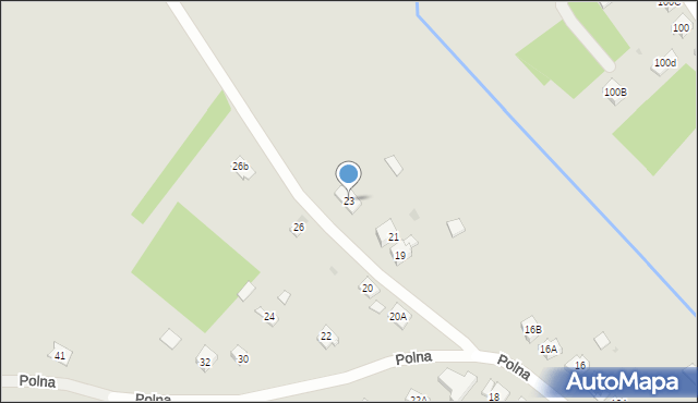 Daleszyce, Polna, 23, mapa Daleszyce