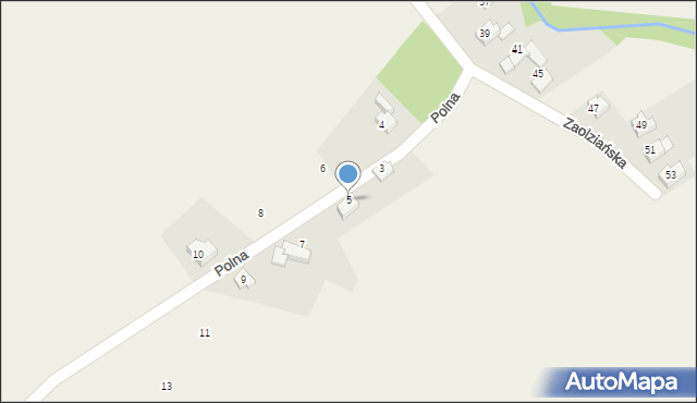 Dankowice, Polna, 5, mapa Dankowice