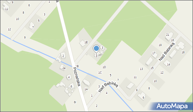 Daszewice, Poznańska, 1, mapa Daszewice