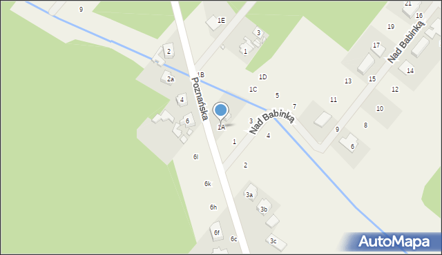 Daszewice, Poznańska, 1A, mapa Daszewice