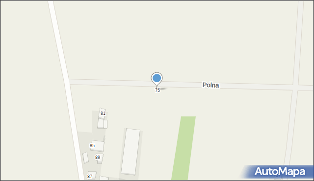 Daszówka, Polna, 75, mapa Daszówka