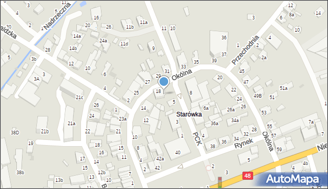Dęblin, Polskiego Czerwonego Krzyża, 7, mapa Dęblin