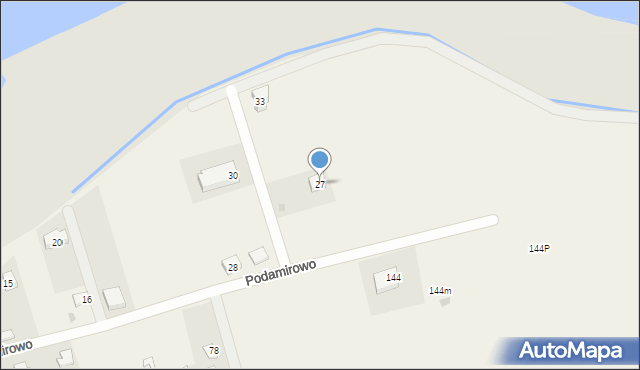 Dobiesławiec, Podamirowo, 27, mapa Dobiesławiec