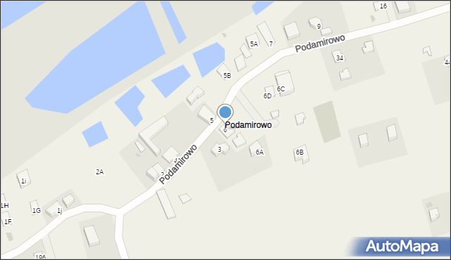 Dobiesławiec, Podamirowo, 6, mapa Dobiesławiec