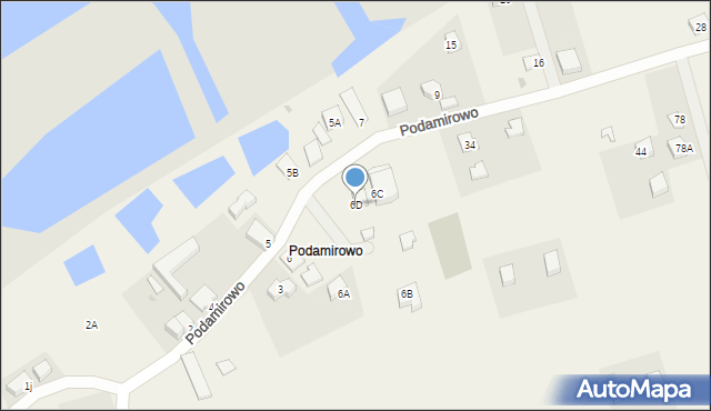 Dobiesławiec, Podamirowo, 6D, mapa Dobiesławiec