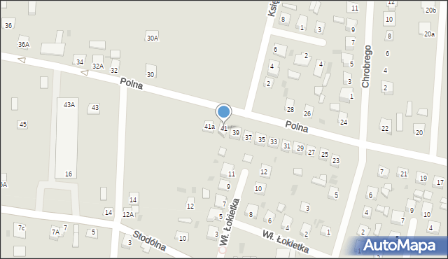 Dobrzyń nad Wisłą, Polna, 41, mapa Dobrzyń nad Wisłą