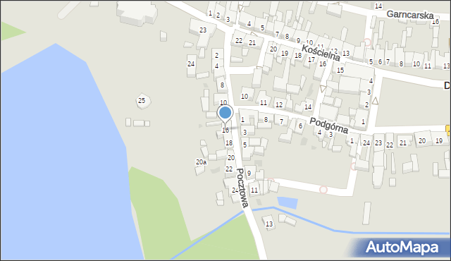 Dolsk, Pocztowa, 16, mapa Dolsk