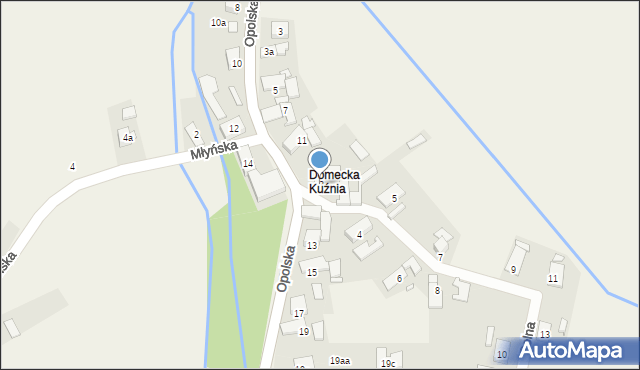 Domecko, Polna, 3, mapa Domecko