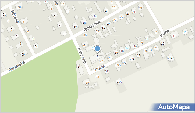 Dopiewo, Północna, 2, mapa Dopiewo