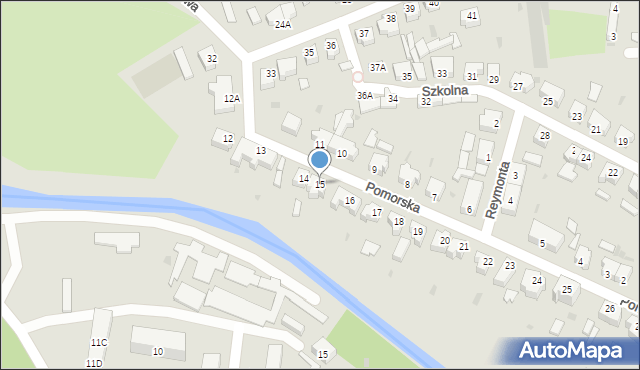 Drezdenko, Pomorska, 15, mapa Drezdenko