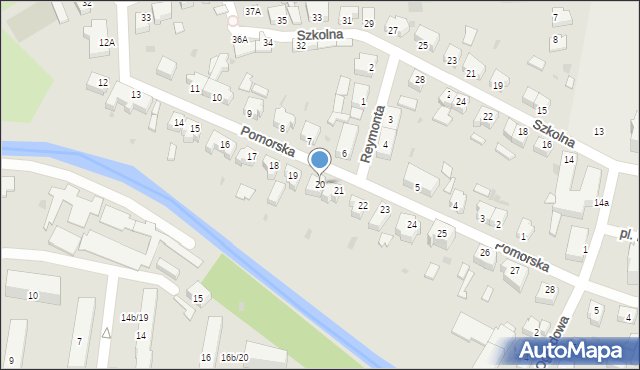 Drezdenko, Pomorska, 20, mapa Drezdenko