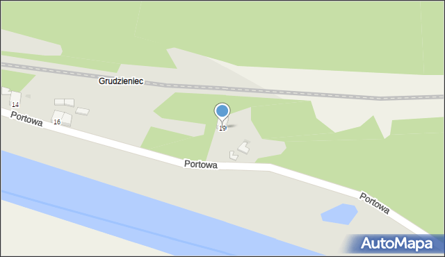 Drezdenko, Portowa, 19, mapa Drezdenko