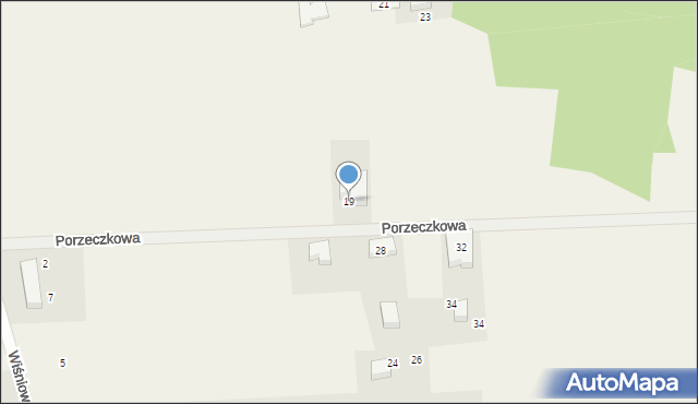 Droszków, Porzeczkowa, 19, mapa Droszków