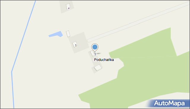 Dubienka, Poduchańka, 3, mapa Dubienka