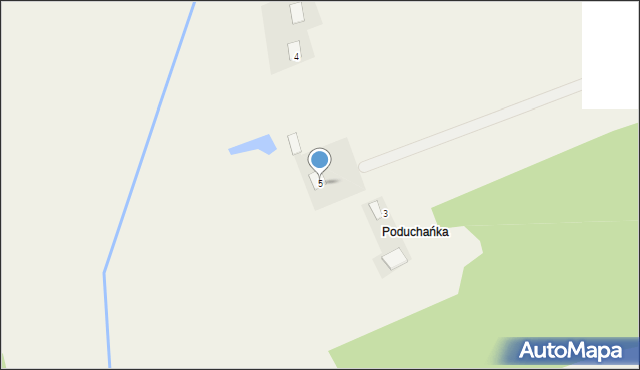 Dubienka, Poduchańka, 5, mapa Dubienka