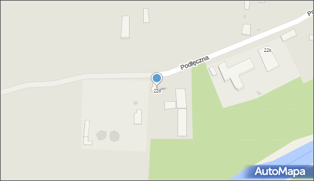 Działoszyn, Podłęczna, 22d, mapa Działoszyn