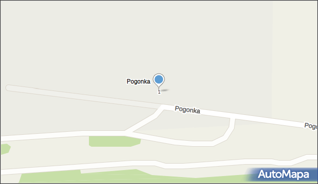 Eligiów, Pogonka, 1, mapa Eligiów