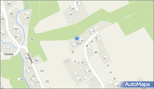 Filipowice, Podgórska, 37, mapa Filipowice