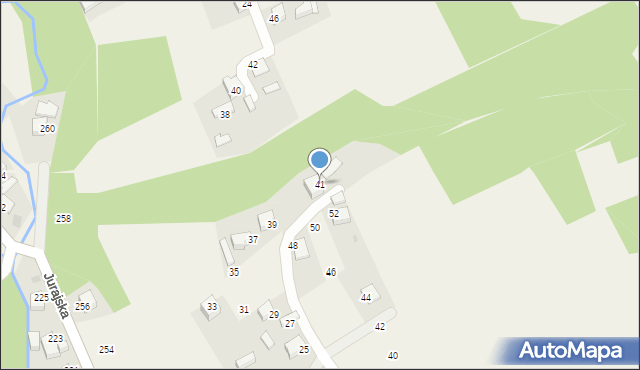 Filipowice, Podgórska, 41, mapa Filipowice