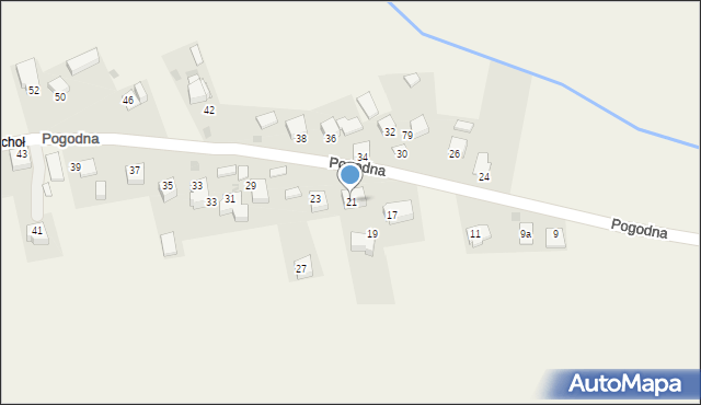 Garliczka, Pogodna, 21, mapa Garliczka